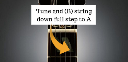 Open D Guitar Tuning Step 3
